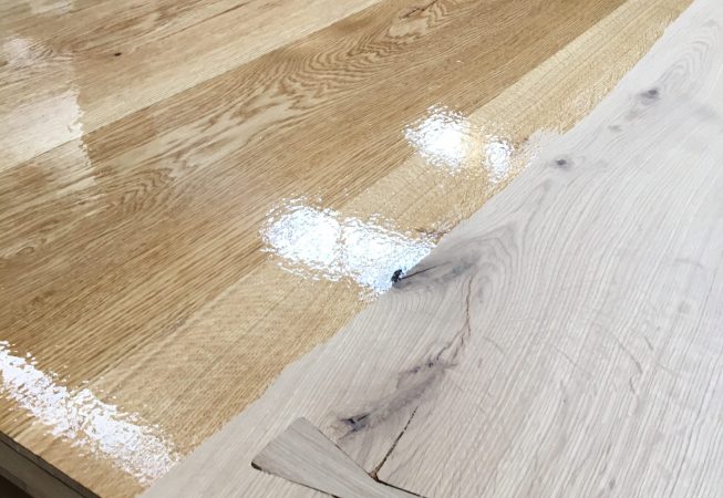 Efecto del baño de barniz